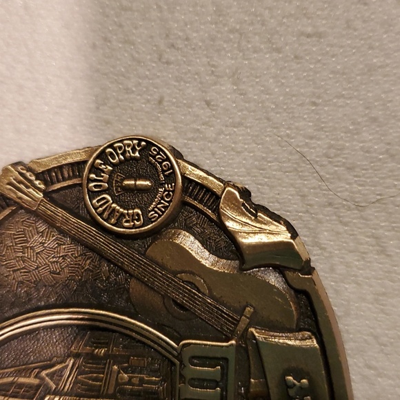 Ryman Vintage Solid Brass Commentrative Grand Old Opry Auditorium Belt Buckle - Picture 3 of 8